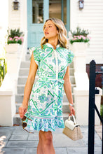 Load image into Gallery viewer, Miller Dress Perfectly in Meadow Zellige Tile
