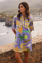 Load image into Gallery viewer, Collared Shirt Dress Mini- Paradiso