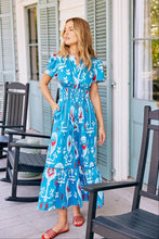 Load image into Gallery viewer, Eloise Dress in Americana Ikat