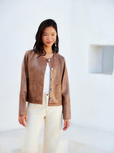 Load image into Gallery viewer, Kaylyn Faux Leather Jacket