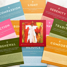 Load image into Gallery viewer, 25 Words for The Christmas Season with Acrylic Stand