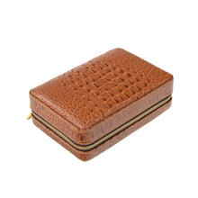Load image into Gallery viewer, Cain Croco Cigar Travel Case - Brown