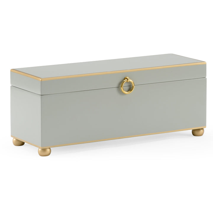 Rectangular Box - Gray – Angela Woods Interiors