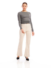 Load image into Gallery viewer, Finley Wide-Leg Pants - Ecru