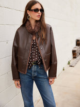 Load image into Gallery viewer, Mackenzie Reversible Faux Fur Coat