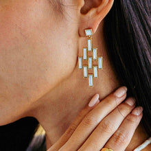 Load image into Gallery viewer, Pathway Post Drop Earrings - MOP
