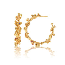 Load image into Gallery viewer, Meadow Grande Hoop Earrings - Gold