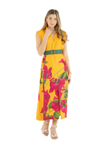 Load image into Gallery viewer, Roma Dress in Bougainvillea