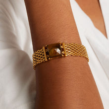 Load image into Gallery viewer, Nomad Gemstone Chain Bracelet - Tiger's Eye