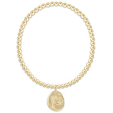 Load image into Gallery viewer, Classic Gold 3mm Bracelet - Inspire America Gold Disc