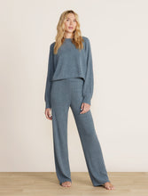 Load image into Gallery viewer, CozyChic Ultra Lite Cropped Mock Neck - Bisque & Blue Cove