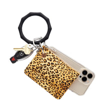 Load image into Gallery viewer, Silicone Big O® Key Ring - Back in Black Bamboo
