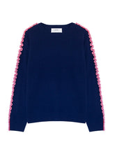 Load image into Gallery viewer, Katelyn French Navy Cashmere Sweater