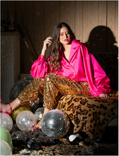 Load image into Gallery viewer, Iris Oxford in Pink Faux Bois