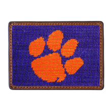 Load image into Gallery viewer, Clemson Card Wallet - Purple