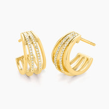 Load image into Gallery viewer, Wrap Around Huggie Earrings