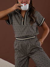 Load image into Gallery viewer, Poppy Pullover - Black Tonal Monogram