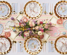 Load image into Gallery viewer, Wavy Salad Plate Charming Easter /8pkg