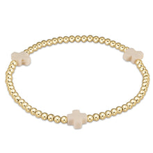 Load image into Gallery viewer, egirl Signature Cross Bracelet Gold - more colors available
