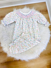 Load image into Gallery viewer, Vivian Floral Hand Smocked Bishop