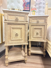 Load image into Gallery viewer, Louis XVl Bedside Table with Marble Top