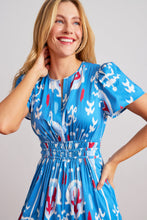 Load image into Gallery viewer, Eloise Dress in Americana Ikat