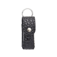 Load image into Gallery viewer, The Smooch Lipstick Holder - Back in Black Croc-Embossed
