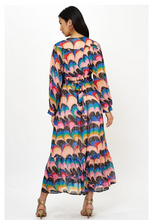 Load image into Gallery viewer, Tie Back Maxi - Venice Blue