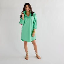 Load image into Gallery viewer, Preppy Star Dress Green