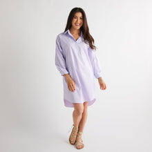 Load image into Gallery viewer, Preppy Star Elbow Dress - Lavender
