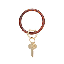 Load image into Gallery viewer, Resin Big O® Key Ring - Tortoise
