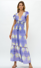 Load image into Gallery viewer, Smocked Waist Flirty V-neck - Peri Mela