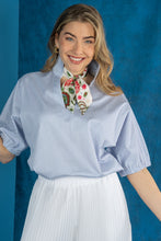 Load image into Gallery viewer, Poppy Top - Grapemist Stripe