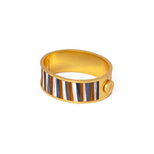 Load image into Gallery viewer, Alyssa Hinge Cuff Bracelet
