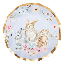 Load image into Gallery viewer, Wavy Salad Plate Charming Easter /8pkg