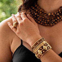 Load image into Gallery viewer, Earth Goddess Beads Necklace in Teak