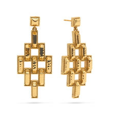 Load image into Gallery viewer, Pathway Post Drop Earrings - Gold