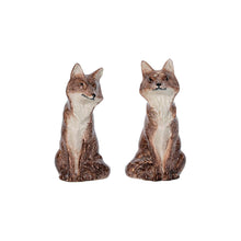Load image into Gallery viewer, Clever Creatures Fox Salt and Pepper Set/2pc
