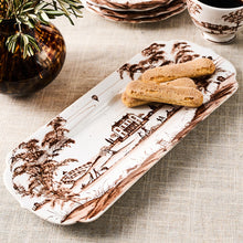 Load image into Gallery viewer, Country Estate Harvest 15" Hostess Tray - Sepia