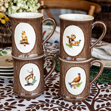 Load image into Gallery viewer, Forest Walk Animal Mug Assorted Set/4