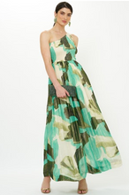 Load image into Gallery viewer, One Shoulder Smocked Maxi - Ginkgo Green