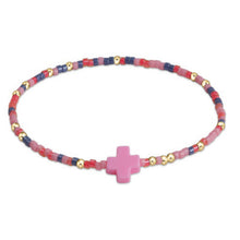 Load image into Gallery viewer, egirl Hope Unwritten Signature Cross Bracelets - more colors available