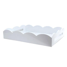 Load image into Gallery viewer, Scalloped Tray White
