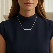 Load image into Gallery viewer, Tell Me Straight Pendant Necklace
