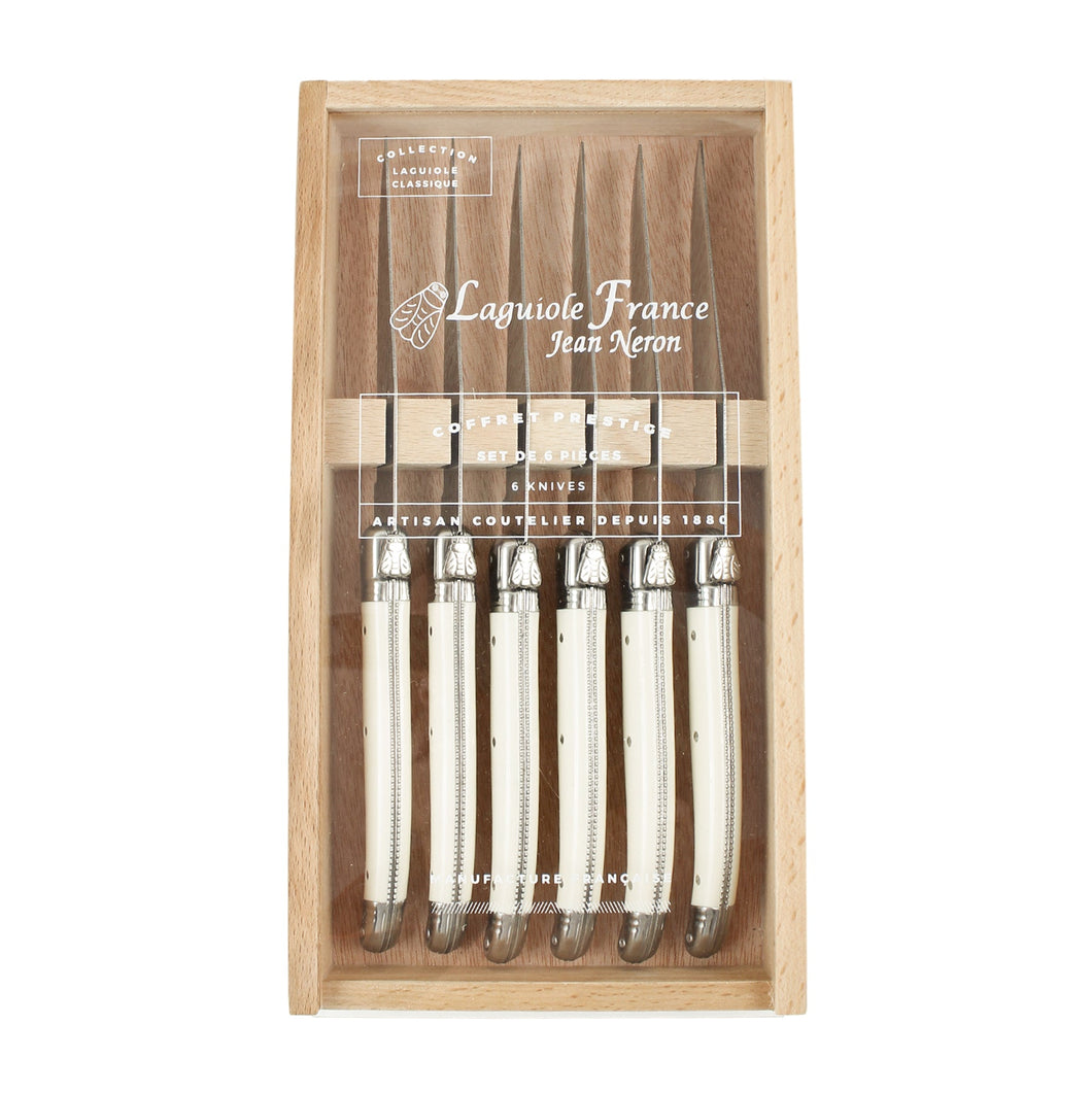 Laguiole Ivory Knives - Set of 6