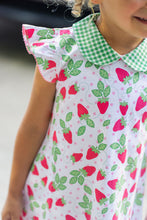 Load image into Gallery viewer, Strawberry Patch Printed Pima A Line Dress