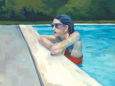 By the Pool III - 50 x 40