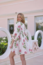 Load image into Gallery viewer, Taj Mini Dress - Pink Flower
