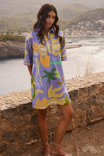Load image into Gallery viewer, Collared Shirt Dress Mini- Paradiso
