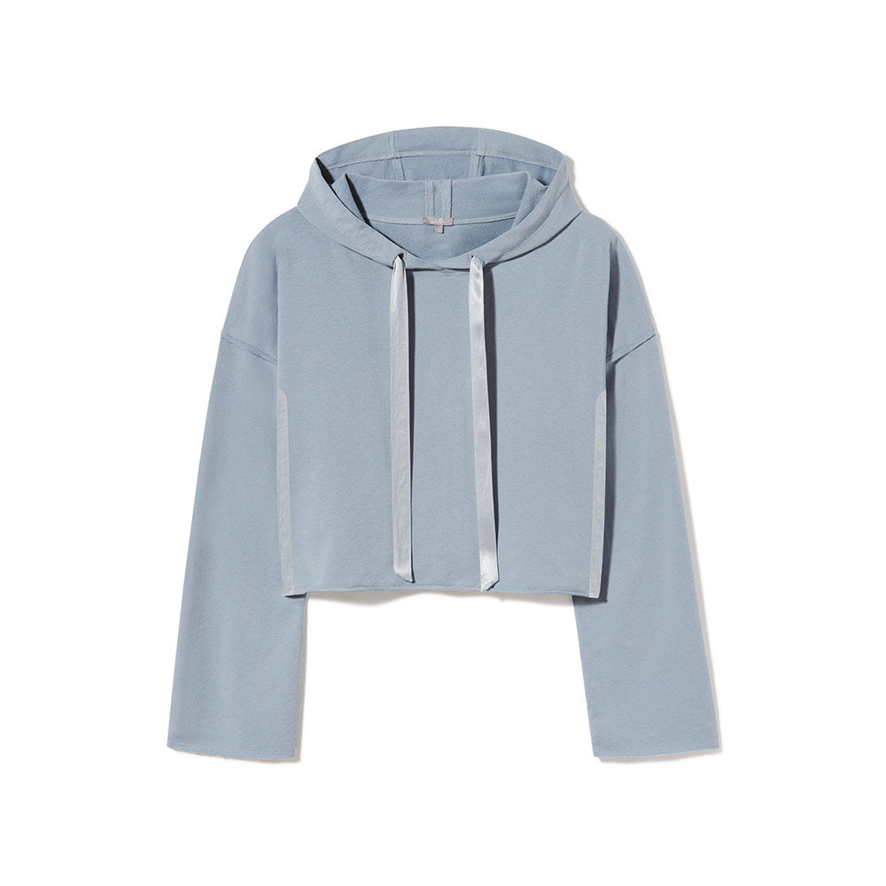 Bianca French Terry Hoodie Morning Blue